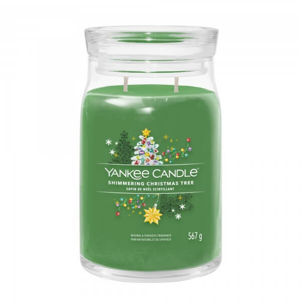 Yankee Candle SHIMMERING CHRISTMAS TREE Signature Świeca zapachowa duża