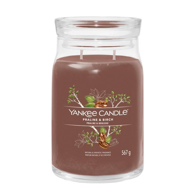 Yankee Candle PRALINE & BIRCH Signature Świeca zapachowa duża ŚWIECE