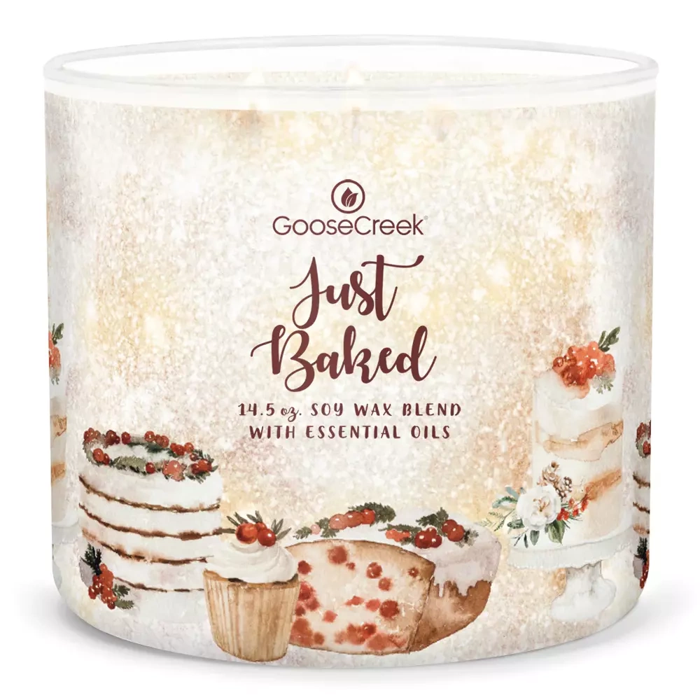 Goose Creek świeca sojowa 3 knoty Just Baked ŚWIECE ZAPACHOWE \ Goose