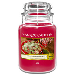 Yankee Candle Peppermint Pinwheels duża świeca zpachowa 623g