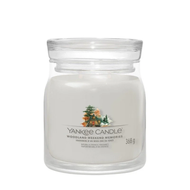 Yankee Candle Signature WOODLAND WEEKEND MEMORIES Świeca średnia 