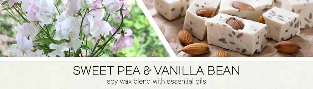 Goose Creek świeca sojowa 3 knoty Sweet Pea & Vanilla