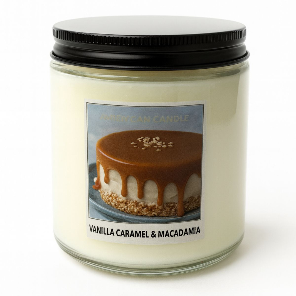 Świeca sojowa mała Vanilla Caramel Macadamia