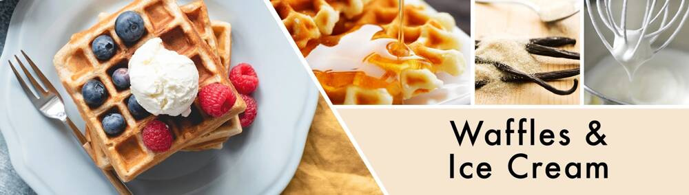 Goose Creek świeca mała Waffles & Ice Cream