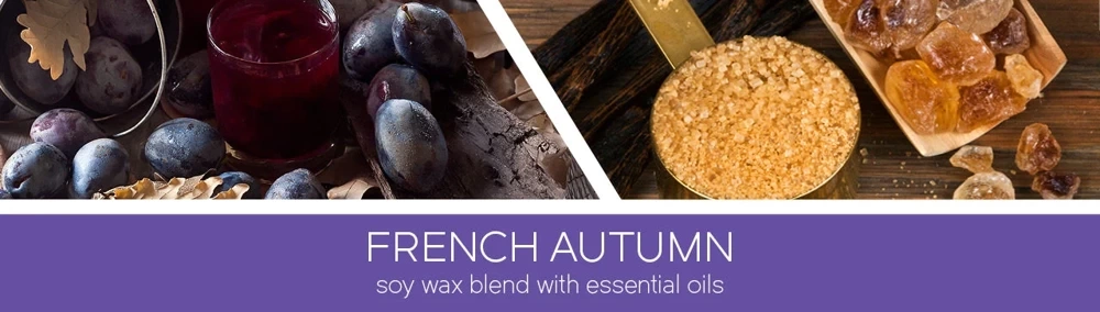 Goose Creek świeca sojowa 3 knoty French Autumn