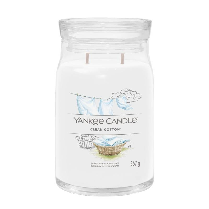 Yankee Candle CLEAN COTTON Signature Świeca zapachowa duża