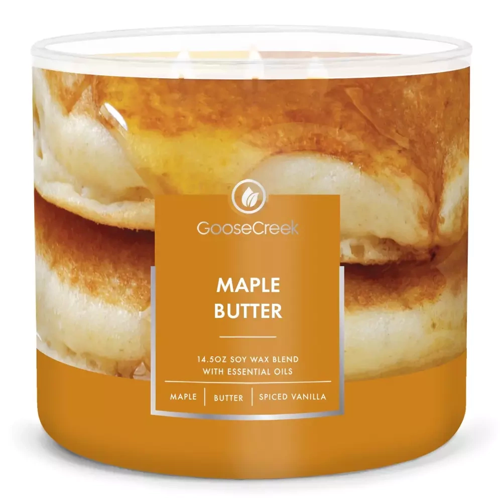Goose Creek Maple Butter świeca sojowa 3 knoty 411g