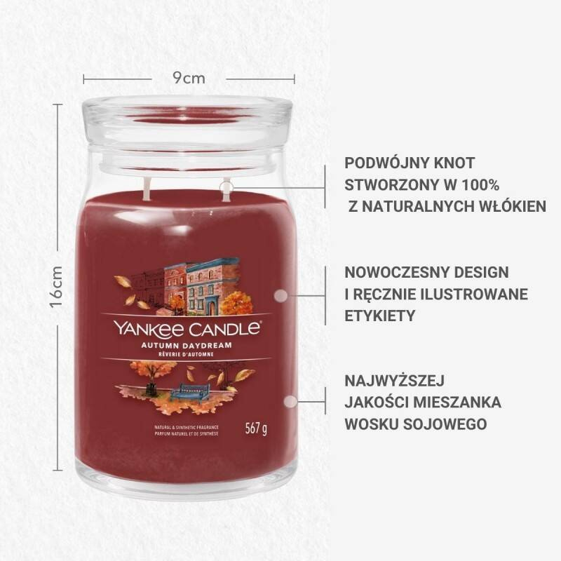 Yankee Candle AUTUMN DAYDREAM Signature Świeca zapachowa duża