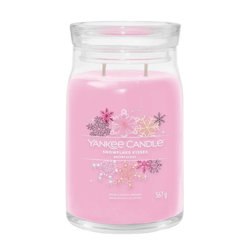 Yankee Candle SNOW SNOWFLAKE KISSES Signature Świeca zapachowa duża