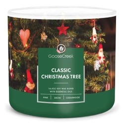 Goose Creek Classic Christmas Tree świeca sojowa 3 knoty 411g