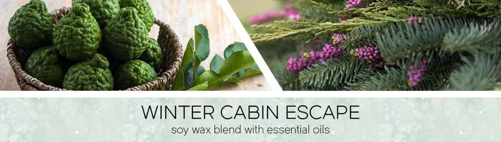Goose Creek świeca sojowa 3 knoty Winter Cabin Escape