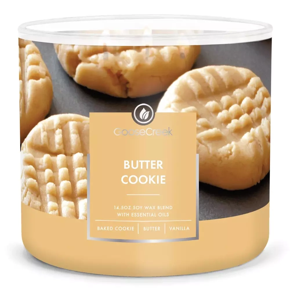 Goose Creek świeca sojowa 3 knoty Butter Cookie