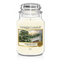 Yankee Candle Twinkling Lights duża świeca zpachowa 623g