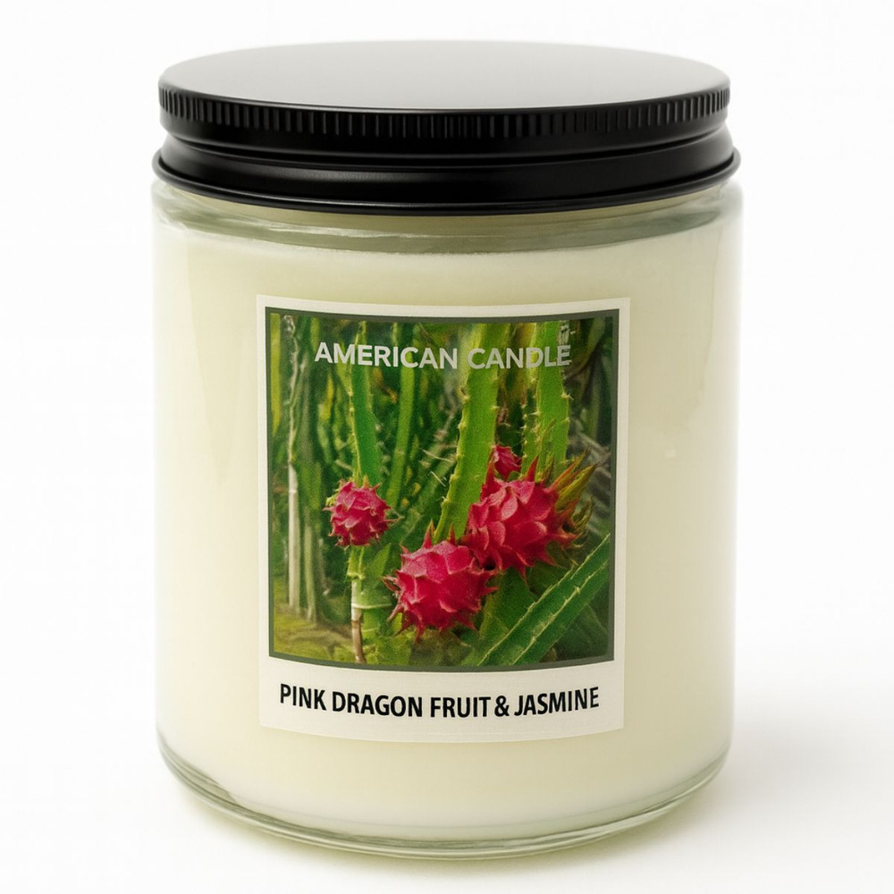 Świeca sojowa mała Pink Dragon Fruit Jasmine