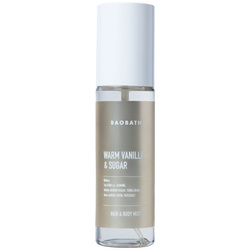 BAOBATH Mgiełka do ciała i włosów Warm Vanilla & Sugar 135 ml