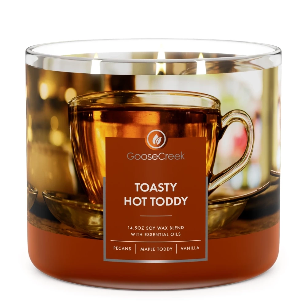 Goose Creek Toasty Hot Toddy świeca sojowa 3 knoty 411g