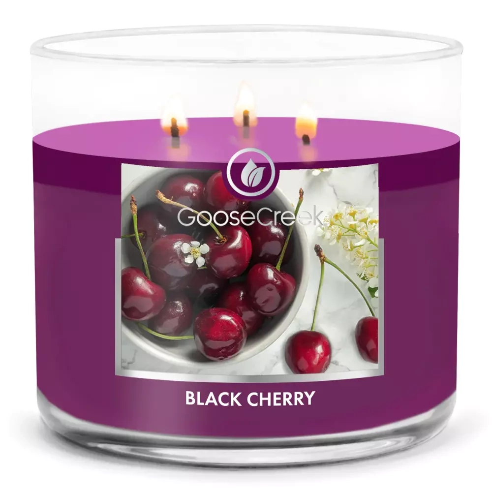 Goose Creek świeca sojowa 3 knoty Black Cherry