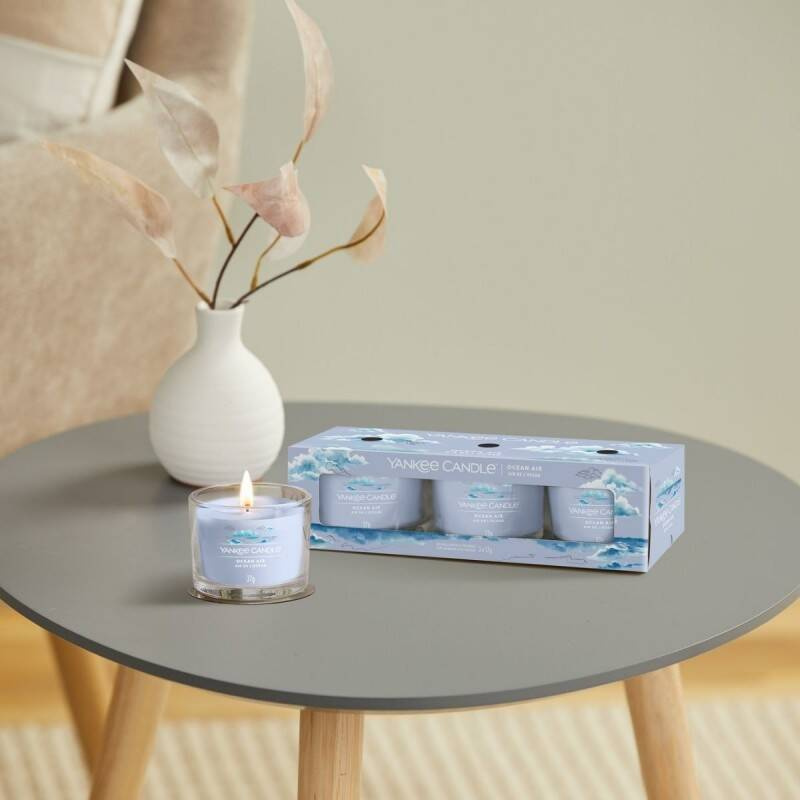 Yankee Candle OCEAN AIR świece zapachowe mini 3 pack