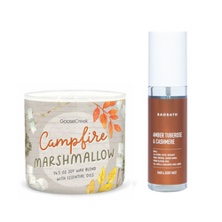 Zapachowy duet Campfire Marshmallow & Amber Tuberose Cashmere