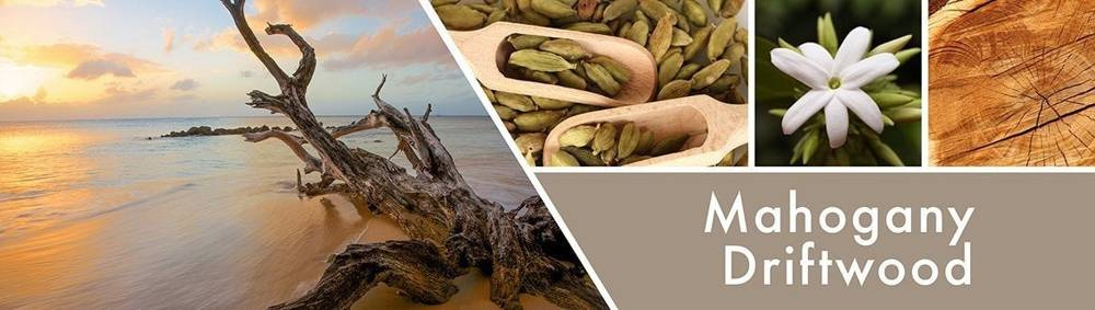 Goose Creek świeca sojowa 3 knoty Mahogany Driftwood