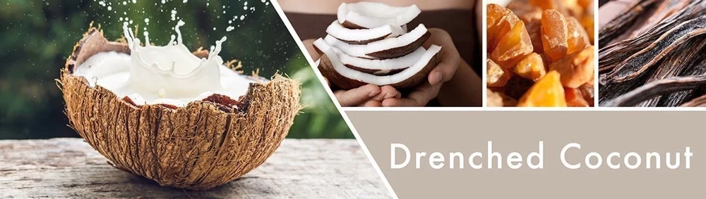 Goose Creek świeca sojowa 3 knoty Drenched Coconut