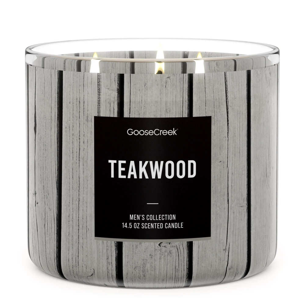 Goose Creek Teakwood świeca zapachowa FOR MEN 411g