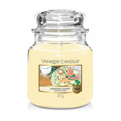 Yankee Candle Christmas Cookie średnia świeca zapachowa 411g