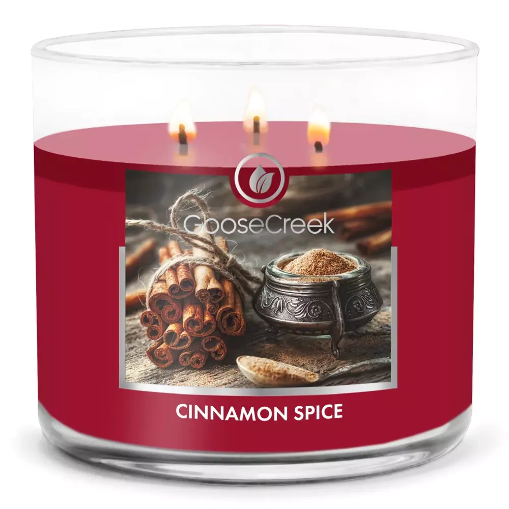 Goose Creek świeca sojowa 3 knoty Cinnamon Spice