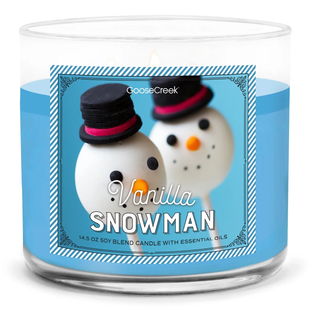Goose Creek świeca sojowa 3 knoty Vanilla Snowman