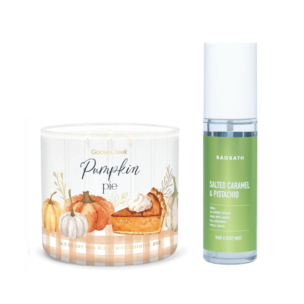 Zapachowy duet Campfire Marshmallow & Salted Caramel Pistachio