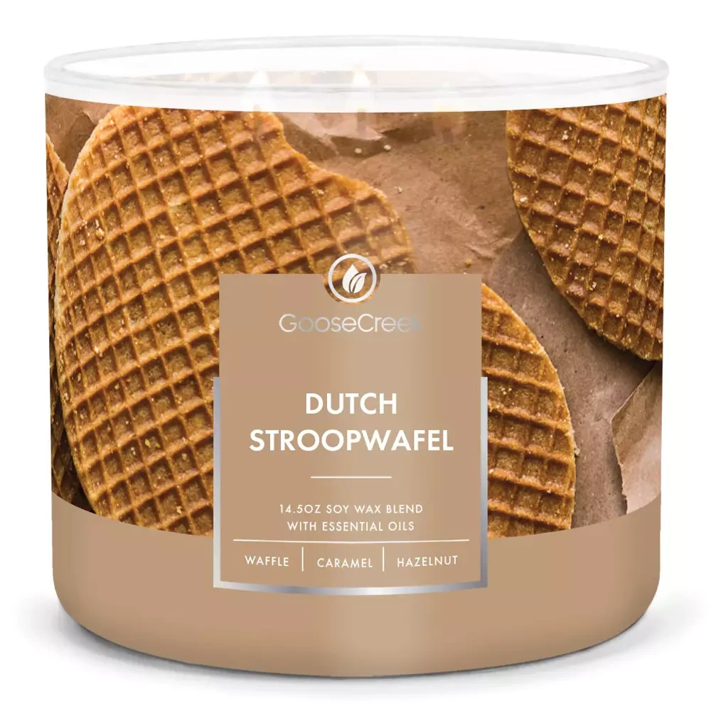 Goose Creek Dutch Stroopwafel świeca sojowa 3 knoty 411g