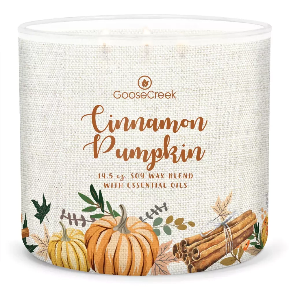 Goose Creek Cinnamon Pumpkin świeca sojowa 3 knoty 411g