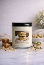 Świeca sojowa mała Salted Caramel Pistachio