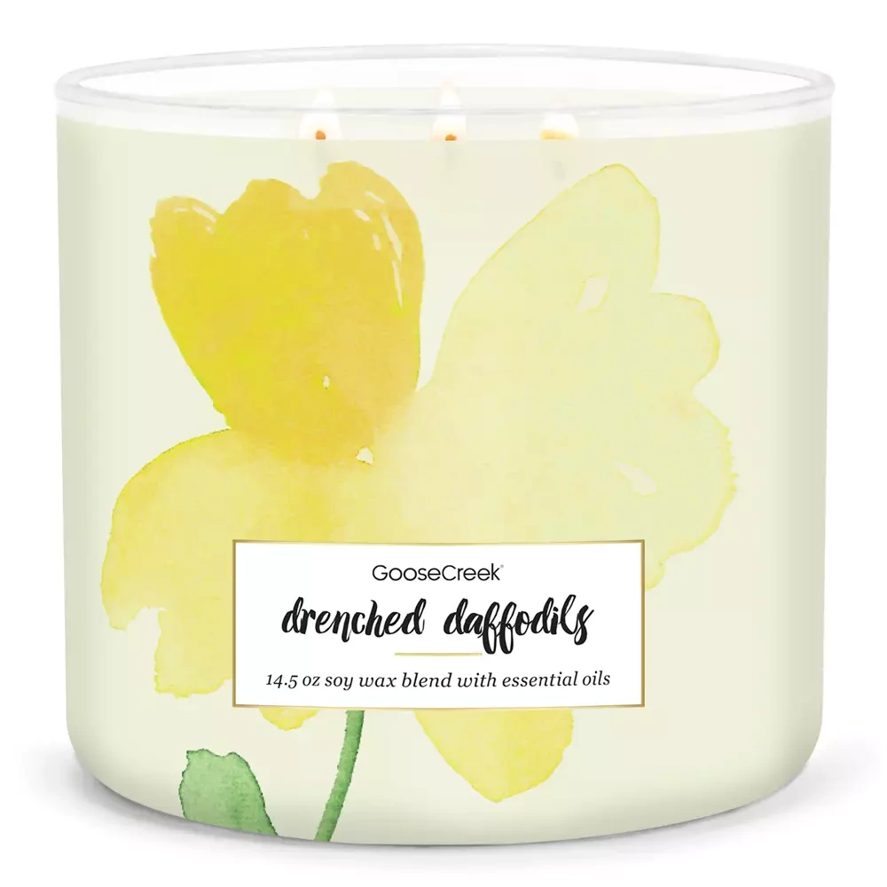 Goose Creek świeca sojowa 3 knoty Drenched Daffodils