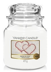 Yankee Candle Snow in Love średnia świeca zapachowa 411g
