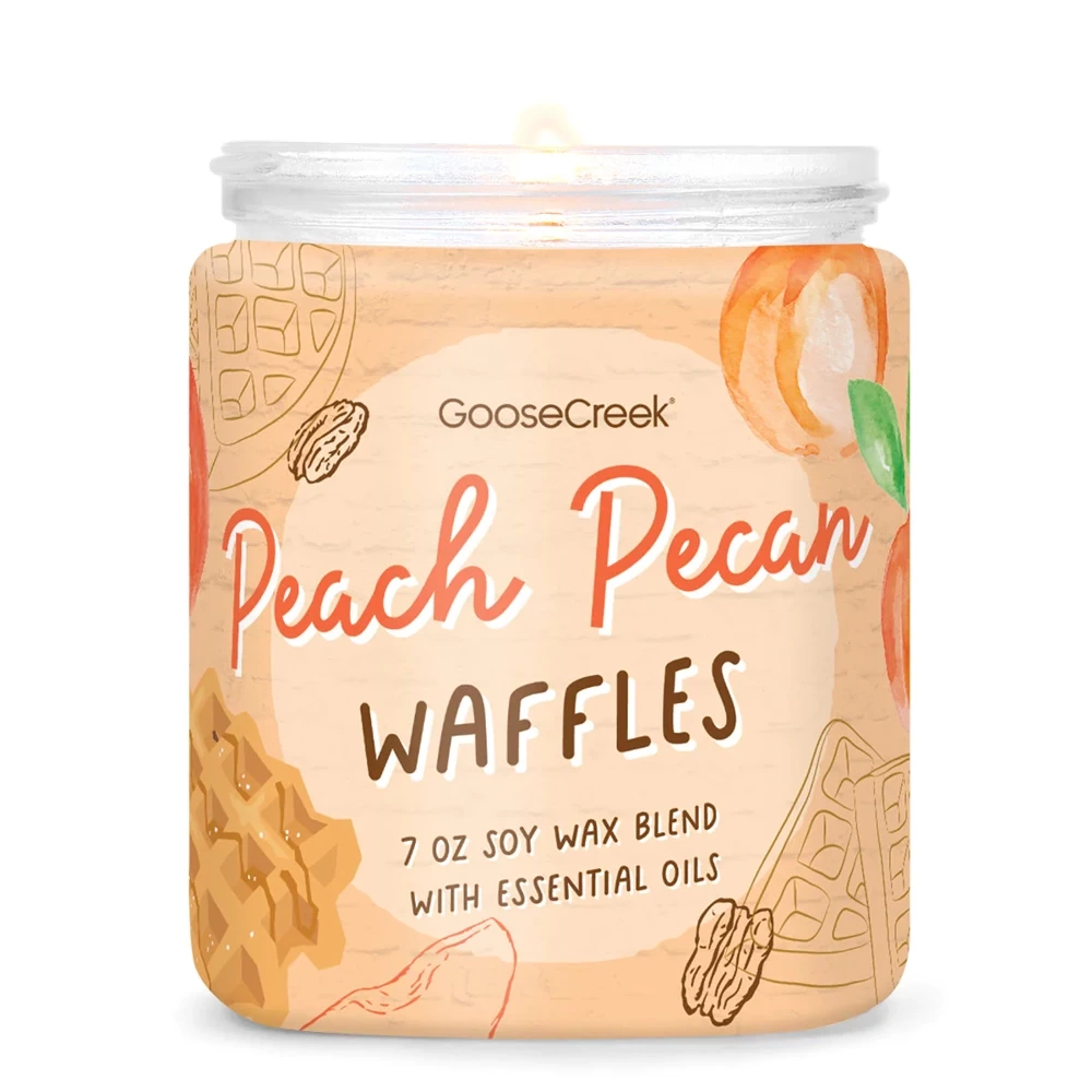 Goose Creek świeca mała Peach Pecan Waffles