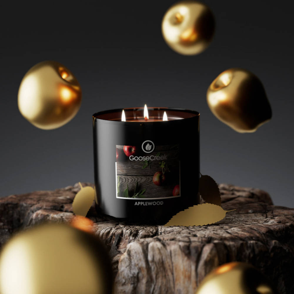 Goose Creek Applewood świeca zapachowa 3 knoty