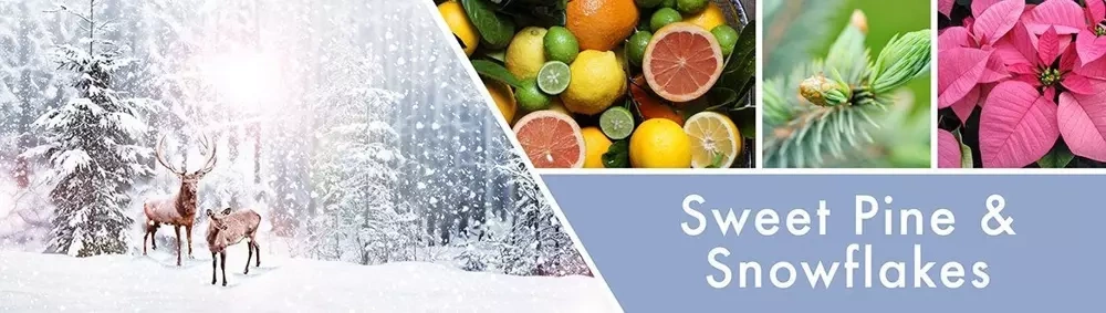 Goose Creek Sweet Pine & Snowflakes wosk zapachowy 59g