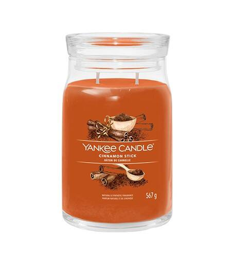 Yankee Candle PUMPKIN CINNAMON SWIRL Signature Świeca zapachowa duża