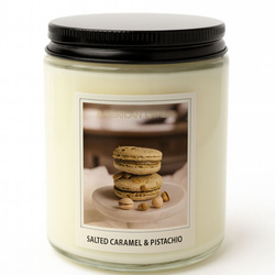 Świeca sojowa mała Salted Caramel Pistachio