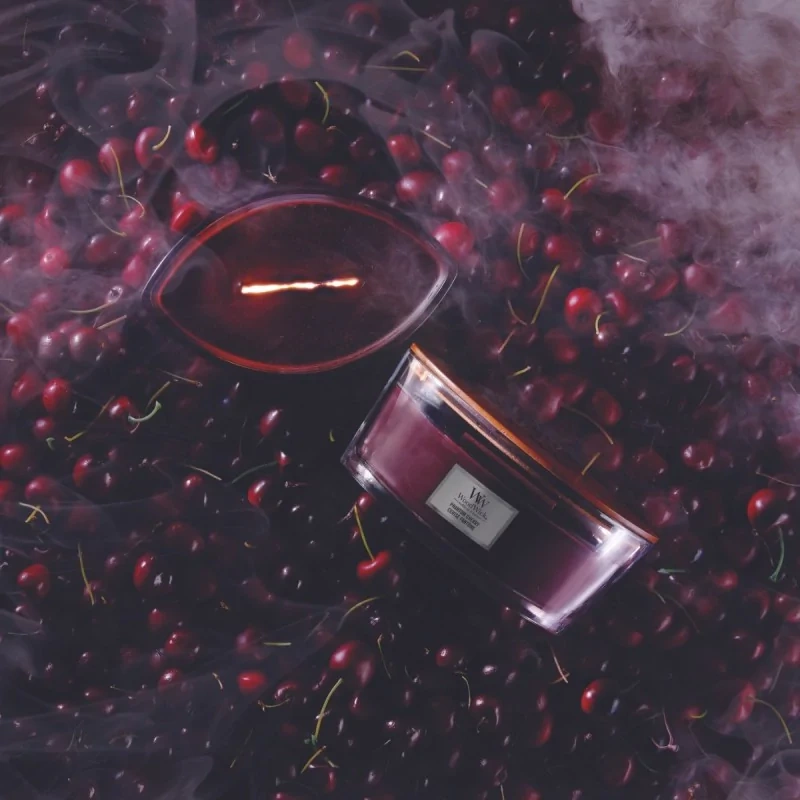 WoodWick Phantom Cherry HearthWick świeca zapachowa skwierczący knot 454g