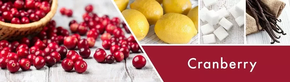 Goose Creek świeca sojowa 3 knoty Cranberry