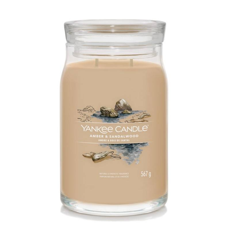 Yankee Candle C AMBER & SANDALWOOD Signature Świeca zapachowa duża