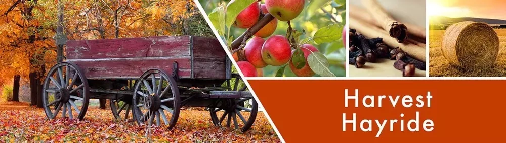 Goose Creek Harvest Hayride świeca sojowa 3 knoty 411g