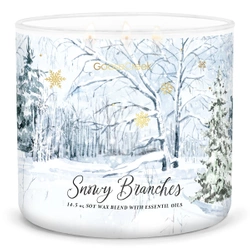 Goose Creek Snowy Branches świeca sojowa 3 knoty 411g