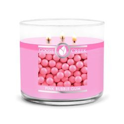 Goose Creek Pink Bubble Gum świeca sojowa 3 knoty 411g