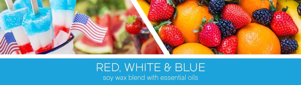 Goose Creek świeca mała Red, White, Blue