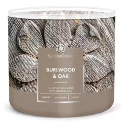 Goose Creek Burlwood & Oak świeca sojowa 3 knoty 411g