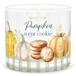 Goose Creek Pumpkin Sugar Cookie świeca sojowa 3 knoty 411g