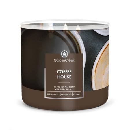 Goose Creek Coffee House świeca sojowa 3 knoty 411g